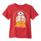 Boys 4-7 Star Wars The Force Awakens Bb-8 Glow-in-the-dark Tee, Boy's, Size: 5-6, Med Red