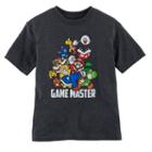 Boys 4-7 Super Mario Bros Game Master Graphic Tee, Size: 7, Dark Grey
