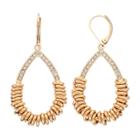 Dana Buchman Rondelle Teardrop Earrings, Women's, Gold