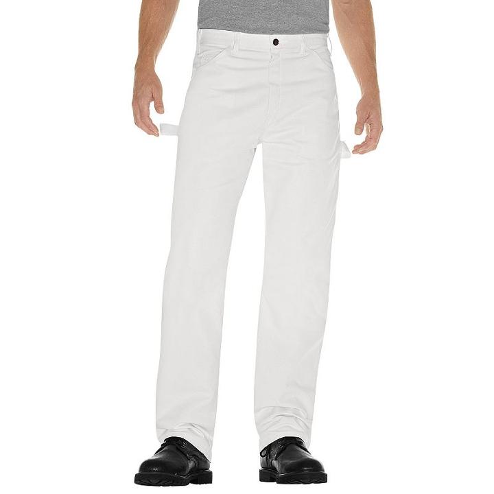 Men's Dickies Relaxed-fit Straight-leg Painter Pants, Size: 30x32, White Oth