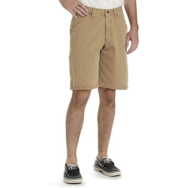 Big & Tall Lee Denim Carpenter Shorts, Men's, Size: 46, Dark Beige