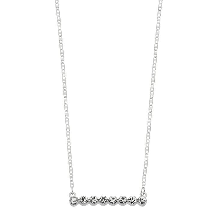 Lc Lauren Conrad Simulated Crystal Bar Necklace, Women's, Silver