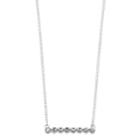 Lc Lauren Conrad Simulated Crystal Bar Necklace, Women's, Silver