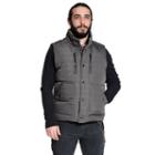 Men's Excelled Plaid Vest, Size: Xxl, Grey