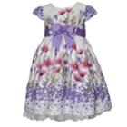Girls 4-6x Blueberi Boulevard Floral Print Dress, Size: 5, White