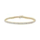 1 Carat T.w. Diamond 10k Gold Tennis Bracelet, Women's, Size: 7, White