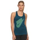Women's Nike Dri-fit Running Tank Top, Size: Xl, Green Oth