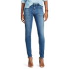 Petite Chaps Slim Fit Stretch Skinny Jeans, Women's, Size: 4 Petite, Blue