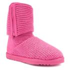Sonoma Goods For Life&trade; Girls' Sweater Boots, Girl's, Size: Medium (3), Dark Pink