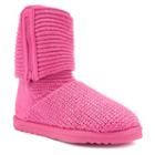Sonoma Goods For Life&trade; Girls' Sweater Boots, Girl's, Size: Medium (3), Dark Pink