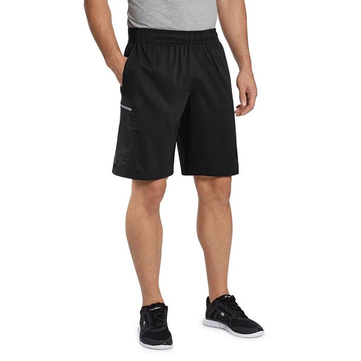 Men's Champion Hybrid Shorts, Size: Small, Black