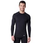 Big & Tall Climatesmart By Cuddl Duds&reg; Arcticore Crewneck Tee, Men's, Size: Xxl Tall, Black