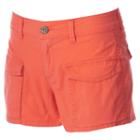Juniors' Unionbay Tristin Ripstop Shortie Shorts, Girl's, Size: 7, Brt Pink