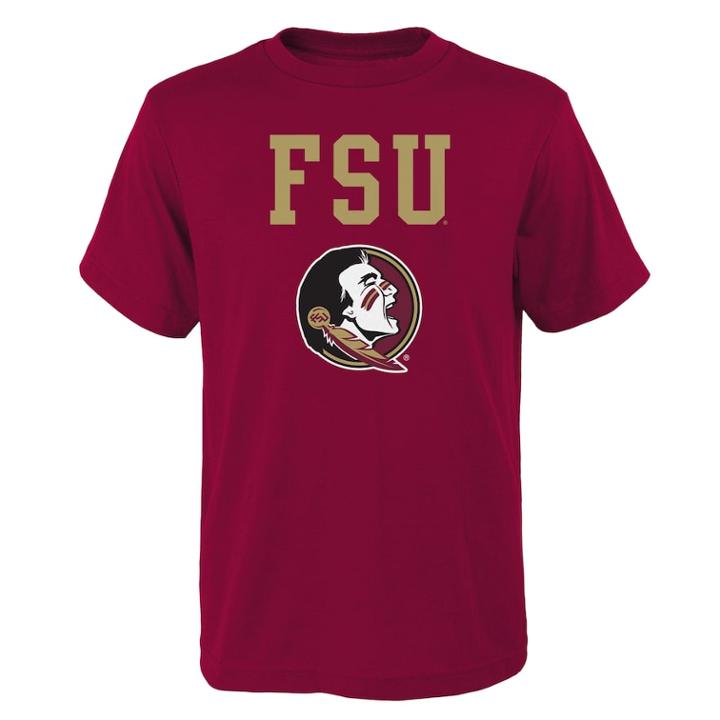 Boys' 4-18 Florida State Seminoles Goal Line Tee, Size: 4-5, Red