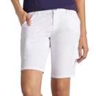 Lee, Women's Henley Bermuda Shorts, Size: 14 Avg/reg, White