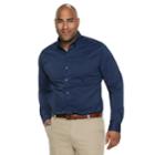 Big & Tall Van Heusen Flex Non-iron Classic-fit Button-down Shirt, Men's, Size: 2xb, Blue