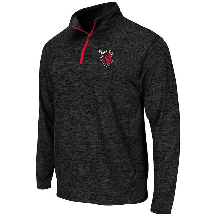 Men's Campus Heritage Rutgers Scarlet Knights Action Pass Quarter-zip Pullover, Size: Xl, Grey (charcoal)