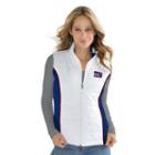 Women's New York Giants Tackle Me Quilted Vest, Size: Xxl, White