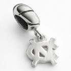 Dayna U North Carolina Tar Heels Sterling Silver Logo Charm, Women's, Grey