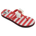 Women's College Edition Louisville Cardinals Bow Flip-flops, Size: Xl, Red