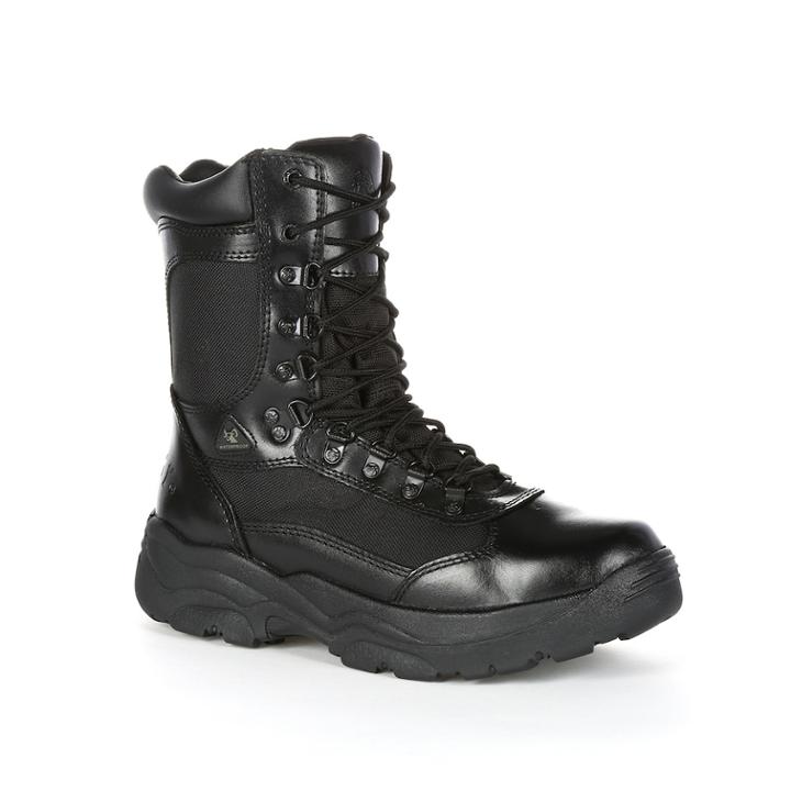 Rocky Fort Hood Men's Waterproof Work Boots, Size: 9 Wide, Black