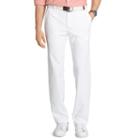 Men's Izod Straight-fit Performance Plus Flat-front Chino Pants, Size: 33x30, White Oth