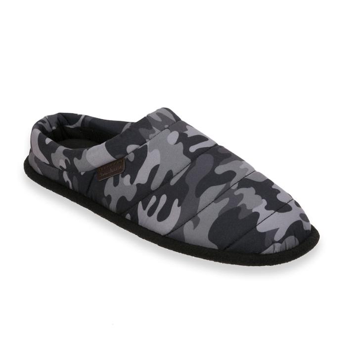 Men's Dearfoams Quilted Clog Slippers, Size: Medium, Oxford