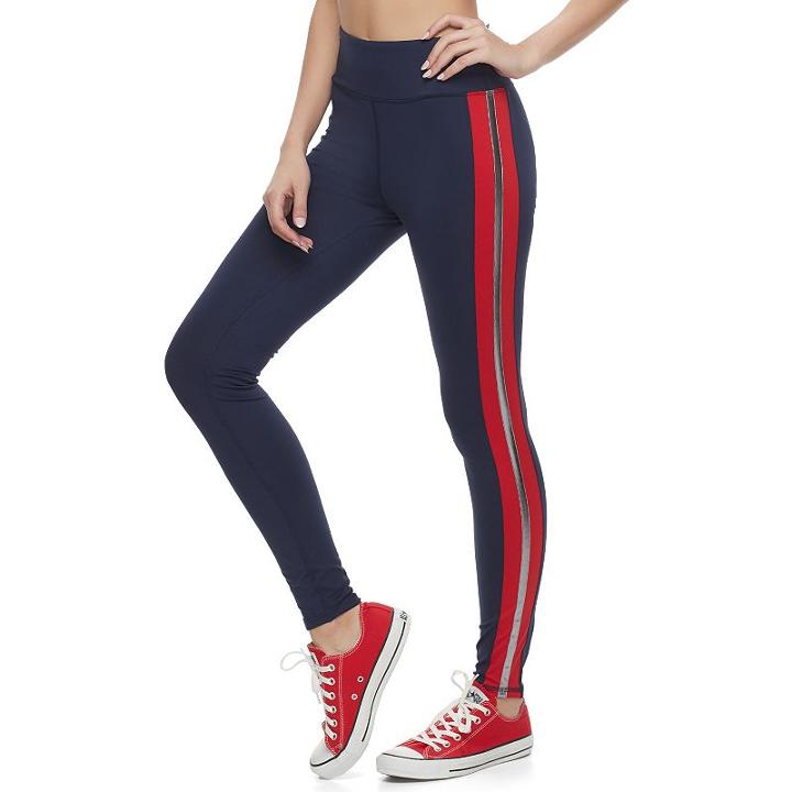 Juniors' Marvel Hero Elite Captain America Leggings By Her Universe, Teens, Size: Small, Blue (navy)