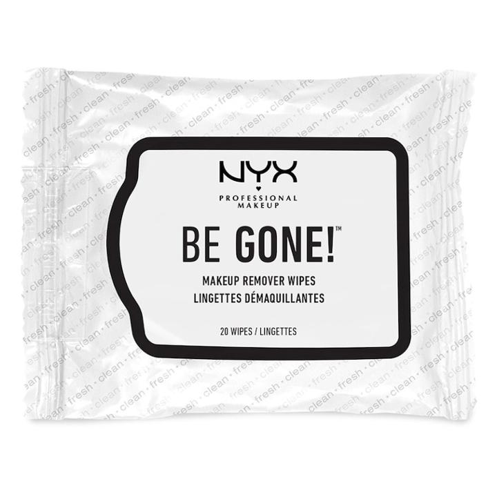 Nyx Professional Makeup Be Gone Makeup Remover Wipes, Multicolor