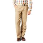 Men's Dockers D3 Classic-fit Washed Khaki Flat-front Pants, Size: 34x34, Beig/green (beig/khaki)