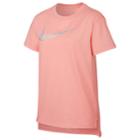 Girls 7-16 Nike Squiggle Swoosh Logo Graphic Tee, Size: Xl, Pink
