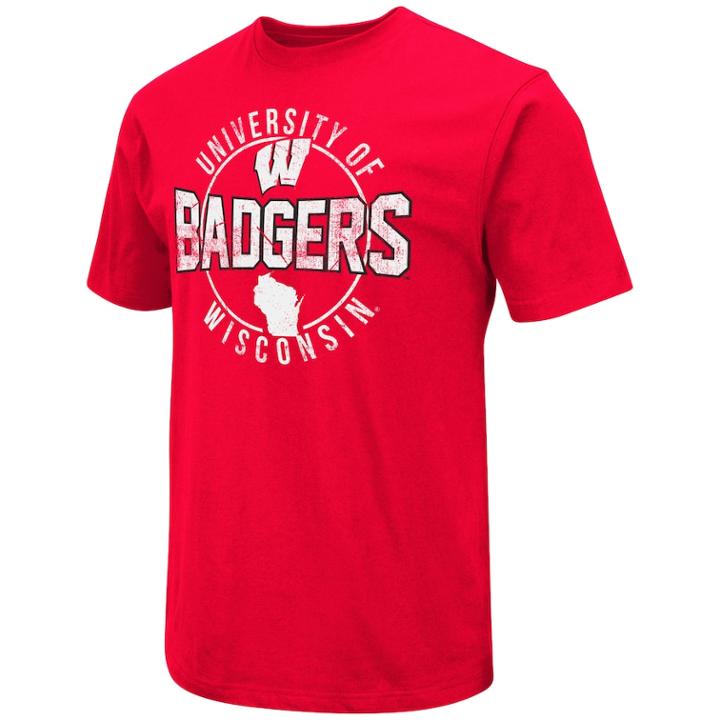 Men's Wisconsin Badgers Game Day Tee, Size: Xxl, Dark Red