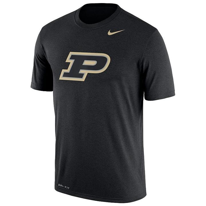 Men's Nike Purdue Boilermakers Legend Dri-fit Tee, Size: Xl, Black