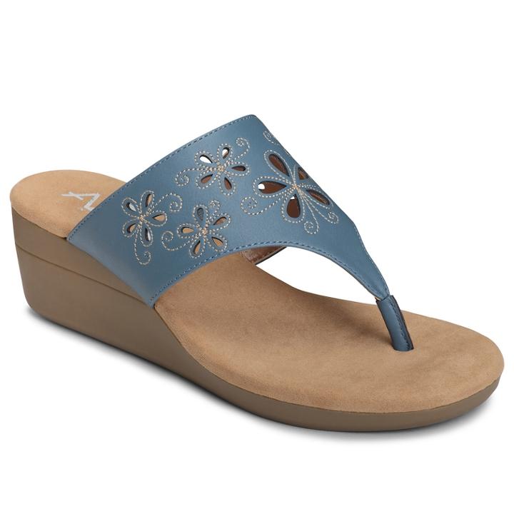 A2 By Aerosoles Air Flow Women's Wedge Sandals, Size: Medium (8.5), Light Red