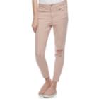 Juniors' So&reg; High-waisted Ankle Jeggings, Teens, Size: 3, Light Pink