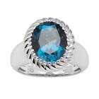 Sterling Silver London Blue Topaz Ring, Women's, Size: 6