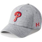 Men's Under Armour Philadelphia Phillies Closer Adjustable Snapback Cap, Grey