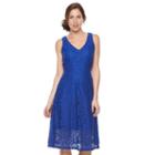 Women's Ronni Nicole Scroll Lace Midi Dress, Size: 16, Med Blue