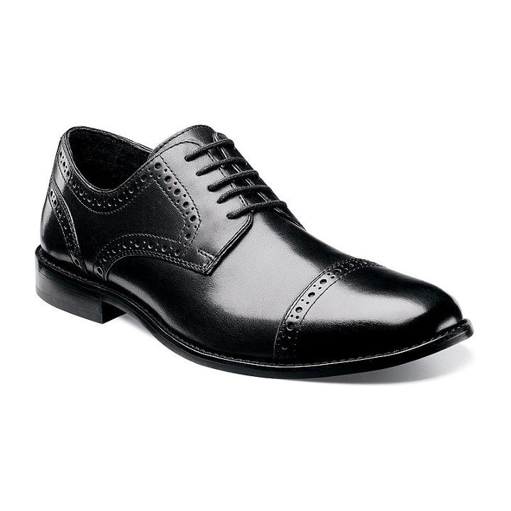 Nunn Bush Norcross Men's Brogue Dress Shoes, Size: Medium (9.5), Black