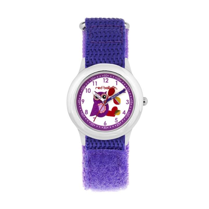 Red Balloon Kids' Owl Time Teacher Watch, Girl's, Size: Xs-s, Purple