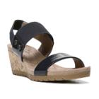 Lifestride Notify Women's Wedge Sandals, Size: 10 Wide, Blue