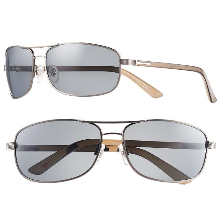 Men's Dockers Polarized Navigator Sunglasses, Black