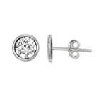 Itsy Bitsy Sterling Silver Tree Of Life Stud Earrings, Women's