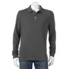 Men's Croft & Barrow&reg; Classic-fit Easy-care Interlock Polo, Size: Large, Dark Grey