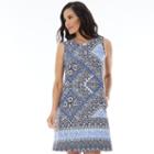 Women's Ab Studio Print Shift Dress, Size: Xlrg Av/rg, Ovrfl Oth