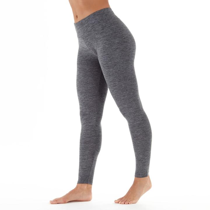 Women's Balance Collection Cozy Heathered Leggings, Size: Small, Med Grey