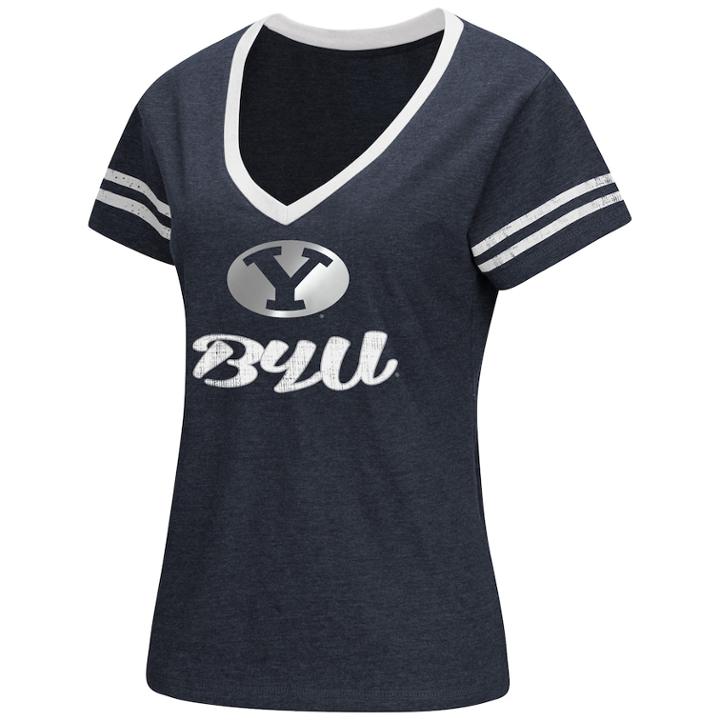 Women's Byu Cougars Varsity Tee, Size: Large, Dark Blue