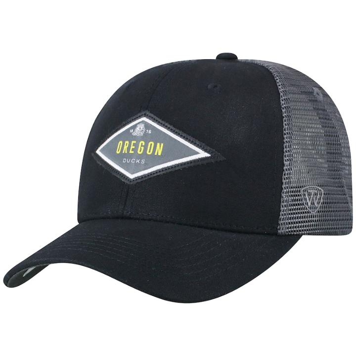 Adult Top Of The World Oregon Ducks Oak Ridge Cap, Men's, Black