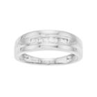 Simply Vera Vera Wang Men's 14k White Gold 1/5 Carat T.w. Diamond Band, Size: 9.50