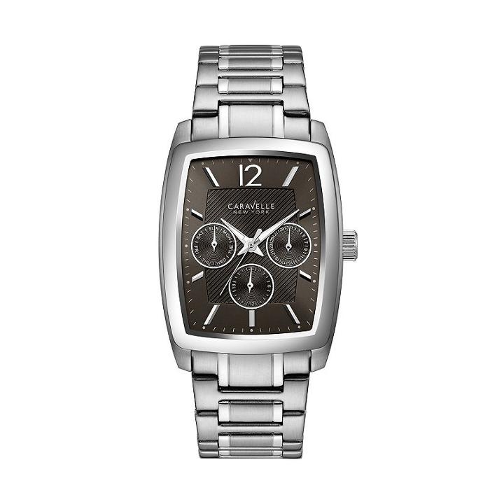 Caravelle New York By Bulova Men's Stainless Steel Watch - 43c115, Grey